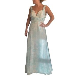 Jovani Gown Light Blue/White